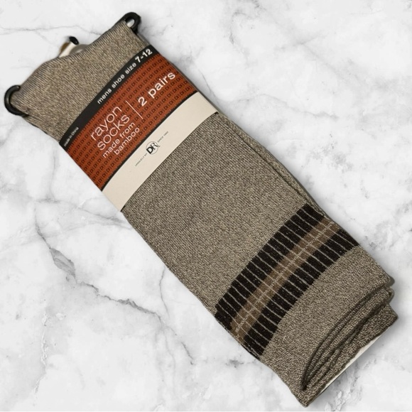 🆕Bamboo Socks 2 Pack with Comfortable Crew Length - Picture 4 of 13